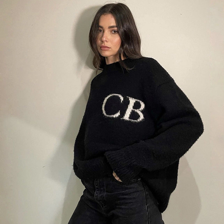 Mens Fashion Loose Casual Couples Sweater