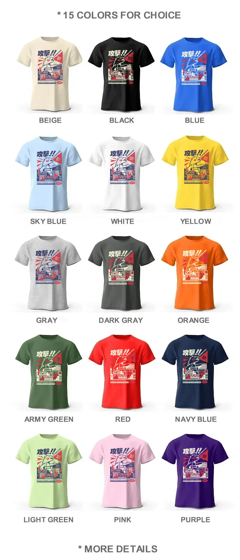 Urban Anime Dinosaur Graphic T-shirt - Unique Japanese Cartoon Design for Men Women Trendy Streetwear