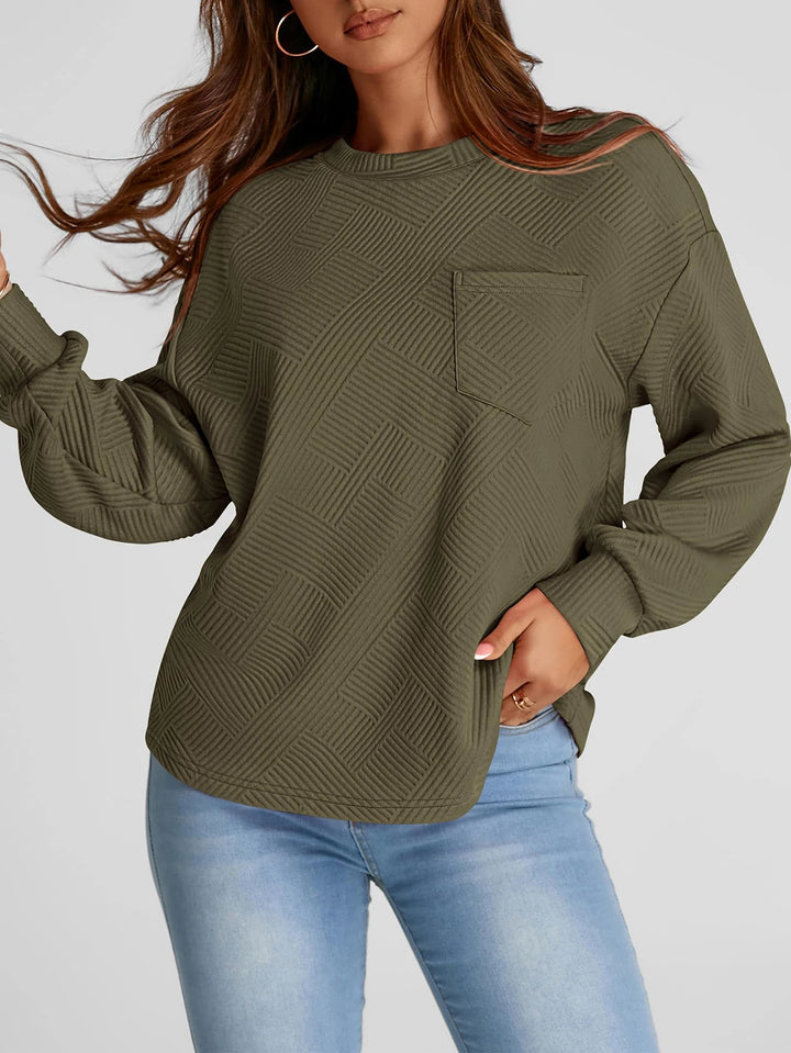 Oversized Sweatshirt For Women Korean Fashion Autumn Vintage Crew Neck Solid Sweatshirts For Women Women Winter Warm Pullovers