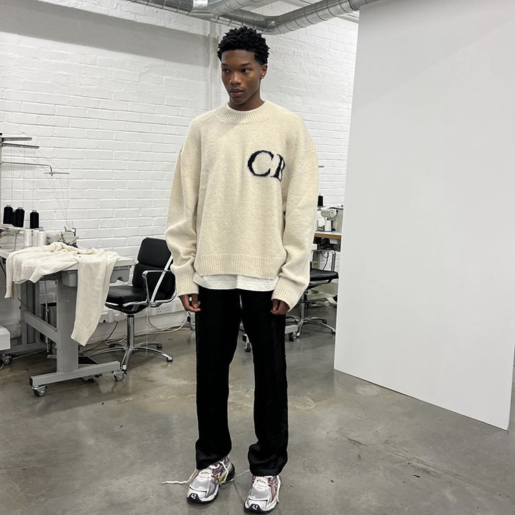 Mens Fashion Loose Casual Couples Sweater